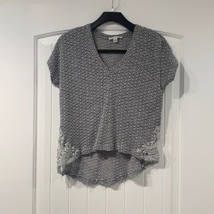 AEO Grey Crop Top